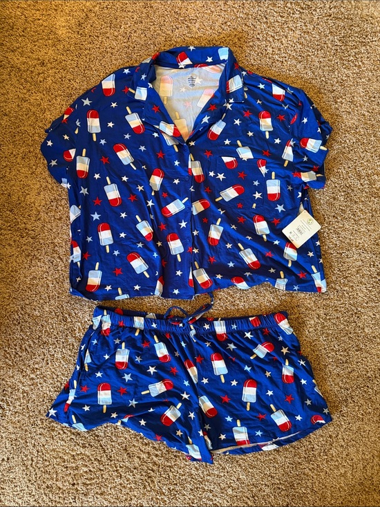 Joyspun Other - NWT Viral Walmart Bomb Pop Patriotic Pajama Set - XL